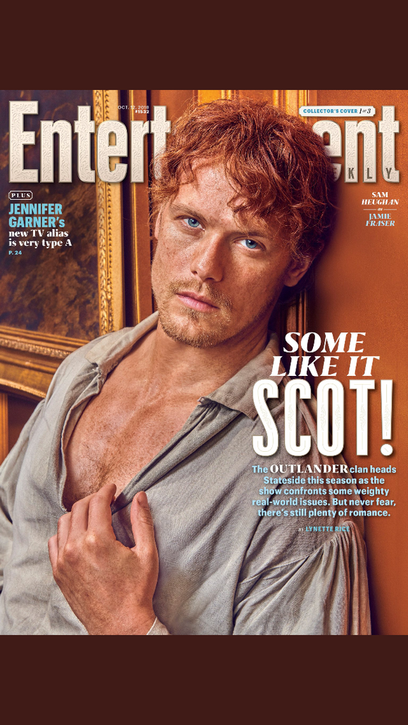 US Entertainment Weekly October 2018: Sam Heughan Outlander Cover