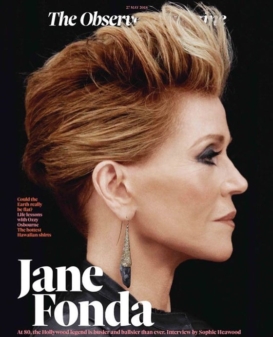 UK Observer Magazine May 2018: Jane Fonda Cover Interview