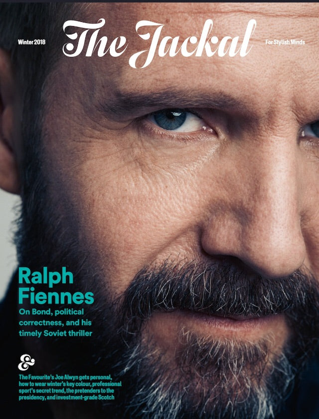 London Jackal Magazine November 2018 Ralph Fiennes Cover