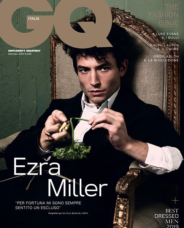 GQ Italia Magazine February 2019 Ezra Miller Cover