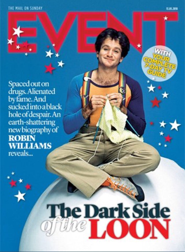 UK Event Magazine May 2018 Robin Williams Cover