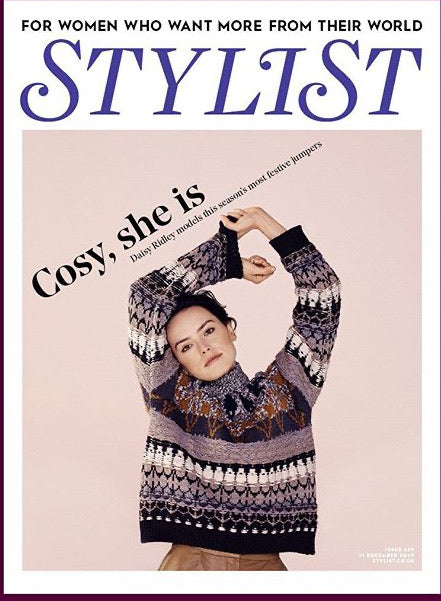 UK Stylist Magazine December 2019: Daisy Ridley Cover