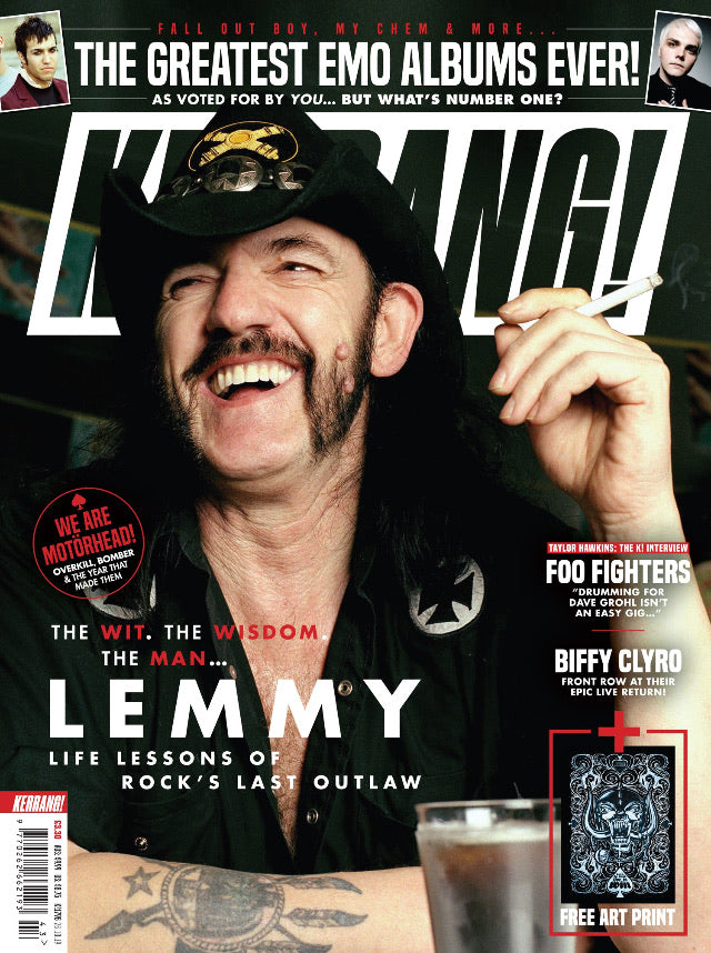 UK Kerrang! Magazine October 2019: Lemmy (Motorhead) special + art print