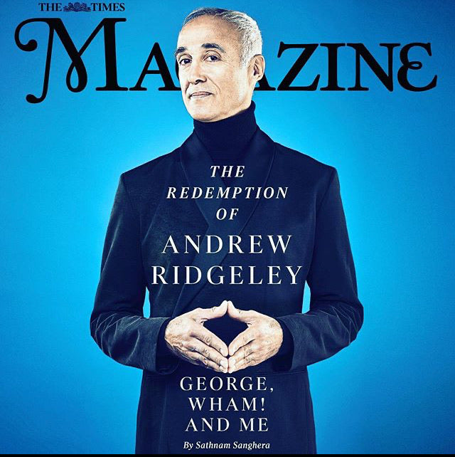 UK Times Magazine November 2019 Andrew Ridgeley Wham! George Michael