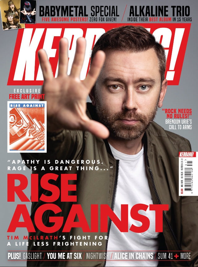 UK Kerrang! Magazine July 2018: Babymetal Poster Special - Rise Against