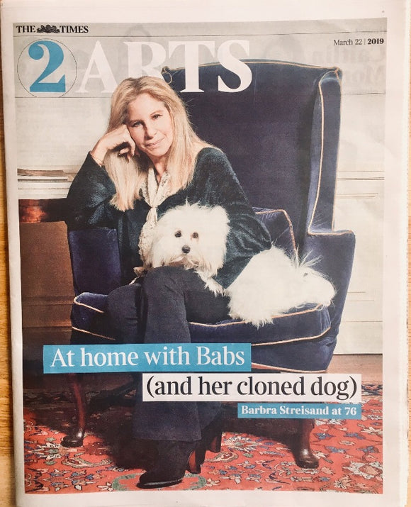 UK Times 2 Supplement March 2019: Barbra Streisand Cover and Feature