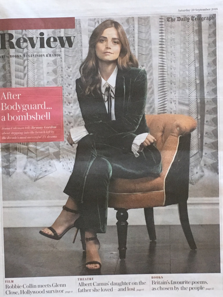 U.K. Telegraph Review September 2018: Jenna Coleman Cover
