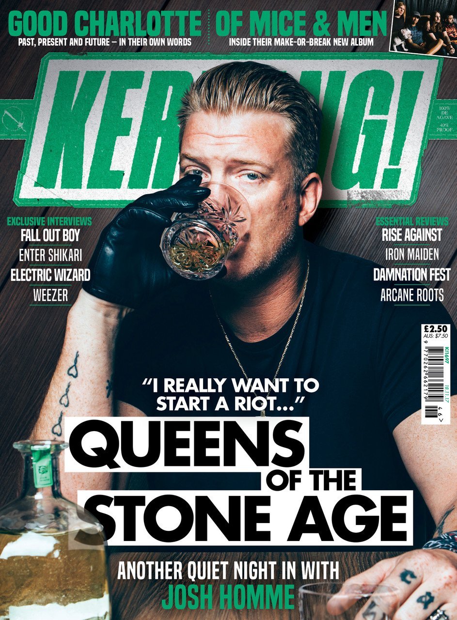 Kerrang! Magazine 15th November 2017 Josh Homme Queens of the Stone Age QOTSA