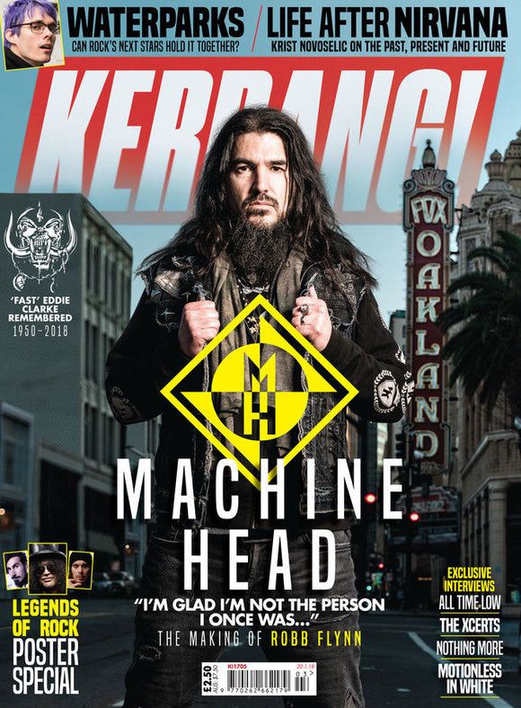 Kerrang! Magazine January 2018 MACHINE HEAD Fast Eddie Clarke VILLE VALO Babymetal