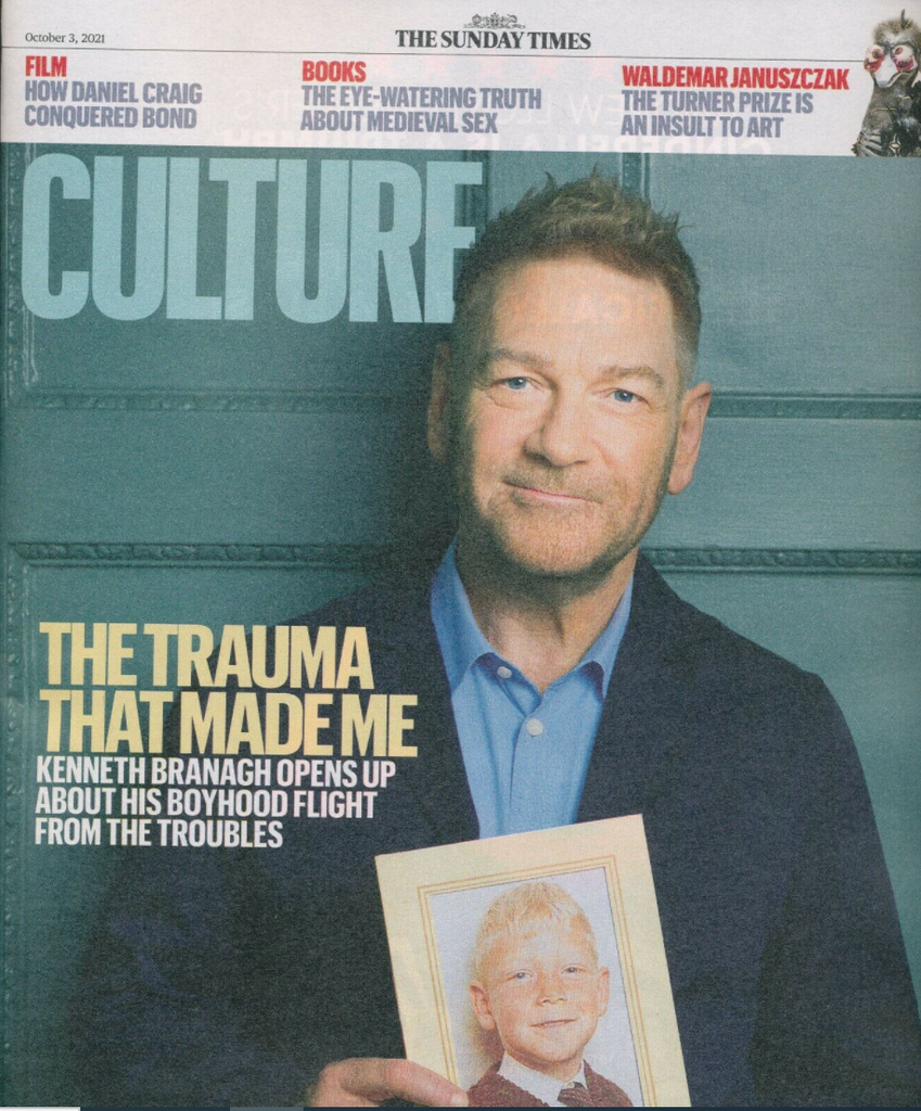 CULTURE Mag 03/10/2021 BRANAGH Daniel Craig Rick Astley Ciaran