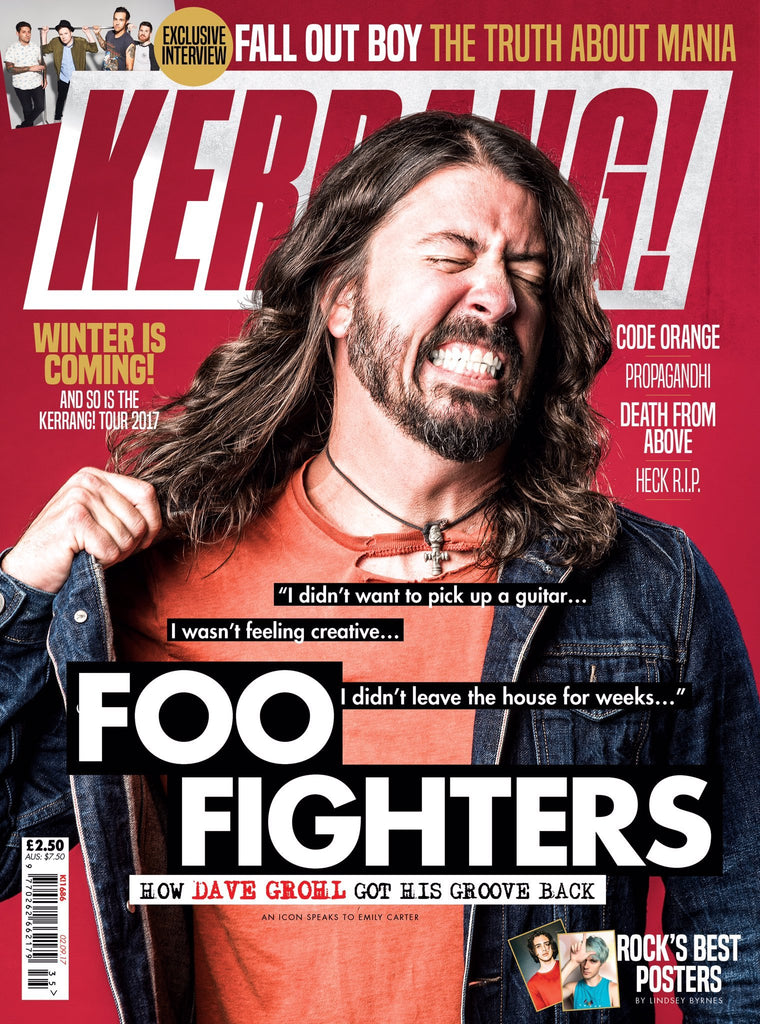 Kerrang! Magazine September 2 2017 Dave Grohl Foo Fighters Fall Out Boy