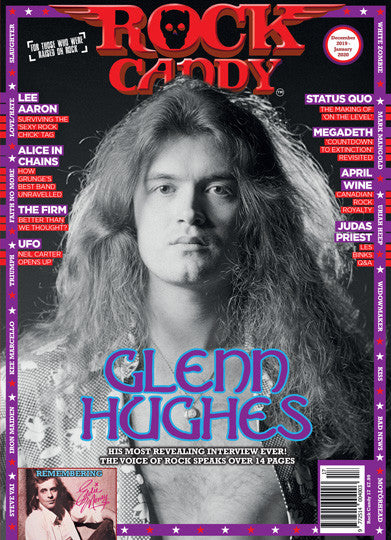 Rock Candy Magazine December 2019 -January 2020 Glenn Hughes Deep Purple