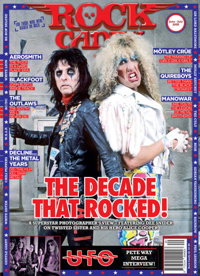 Rock Candy Magazine Issue 20: ALICE COOPER Dee Snider UFO Pete Way AEROSMITH