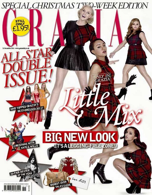 Grazia magazine - Little Mix cover (December 2011)
