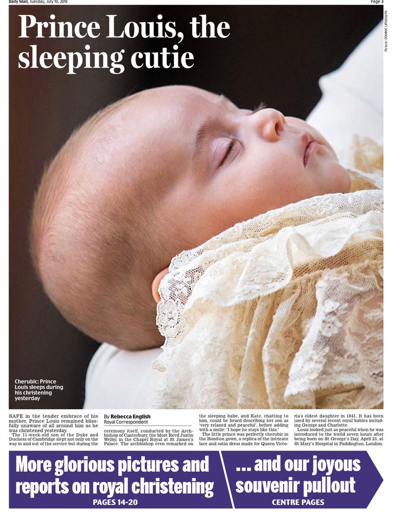 Prince Louis of Cambridge - The Royal Baby Christening - Daily Mail Souvenir