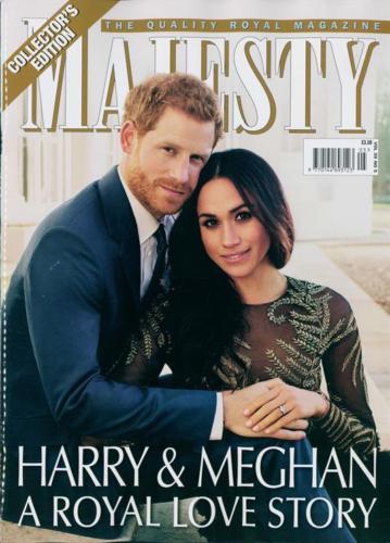 UK Majesty Magazine May 2018 Meghan Markle & Prince Harry Royal Wedding Cover