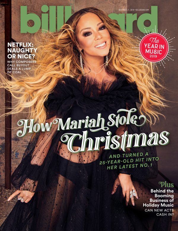MARIAH CAREY - US BILLBOARD MAGAZINE - DECEMBER 27 2019