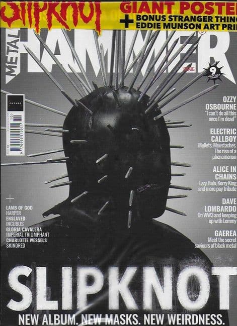 METAL HAMMER #366 Slipknot -Craig Cover + Joseph Quinn Eddie Munson art print