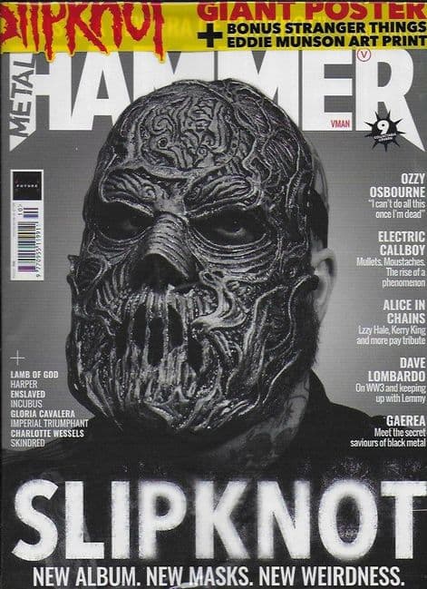 METAL HAMMER #366 Slipknot - VMAN Cover + Joseph Quinn Eddie Munson art print