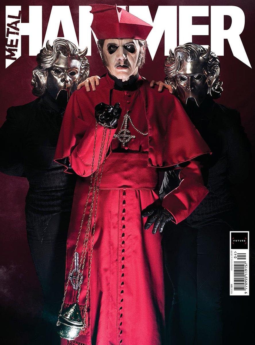 UK Metal Hammer Magazine #320 April 2019 - Ghost - Tobias Forge Cover #2