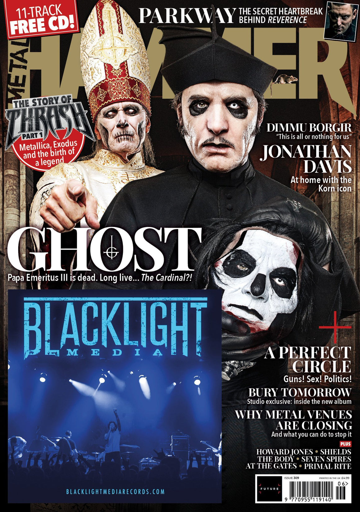 UK Metal Hammer Magazine JUNE 2018 GHOST - COVER STORY