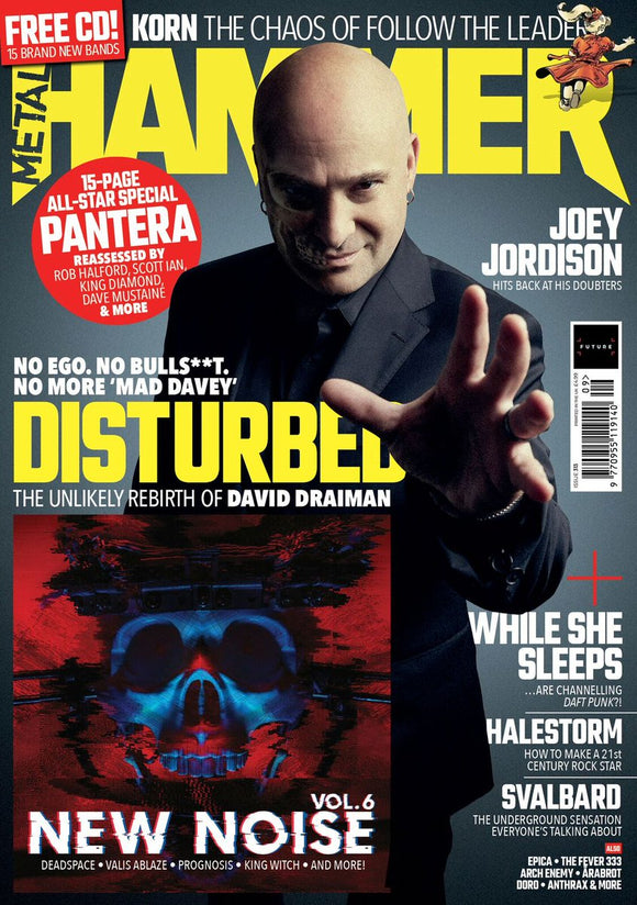 UK Metal Hammer SEPTEMBER 2018: DISTURBED David Draiman World Exclusive