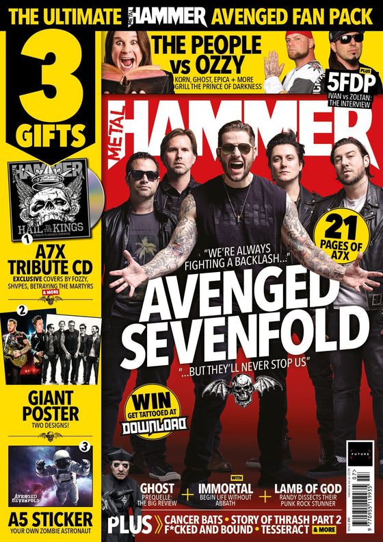 UK Metal Hammer July 2018: A7X Avenged Sevenfold Special Edition & Exclusive CD