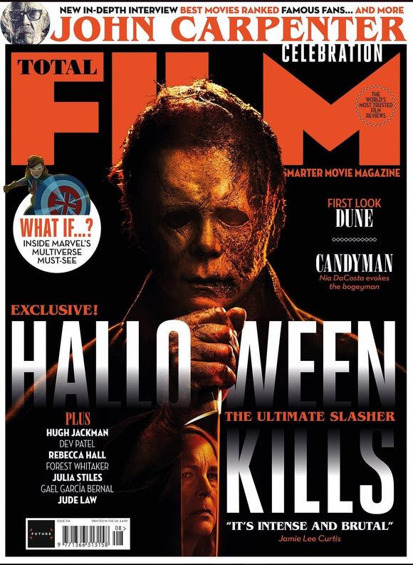 Total Film Magazine August 2021: HALLOWEEN KILLS JOHN CARPENTER