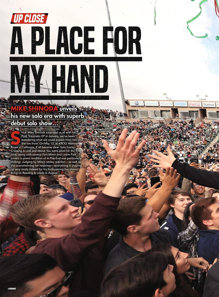 UK Kerrang! Magazine May 2018: Pearl Jam Mike Shinoda Linkin Park & Classic Art Print