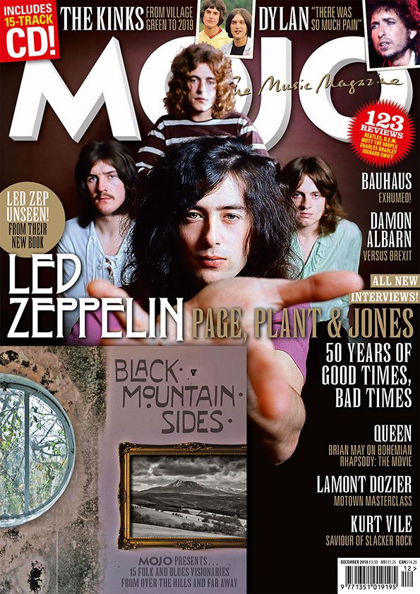 UK Mojo Magazine December 2018 Led Zeppelin Robert Plant Jimmy Page + Free CD