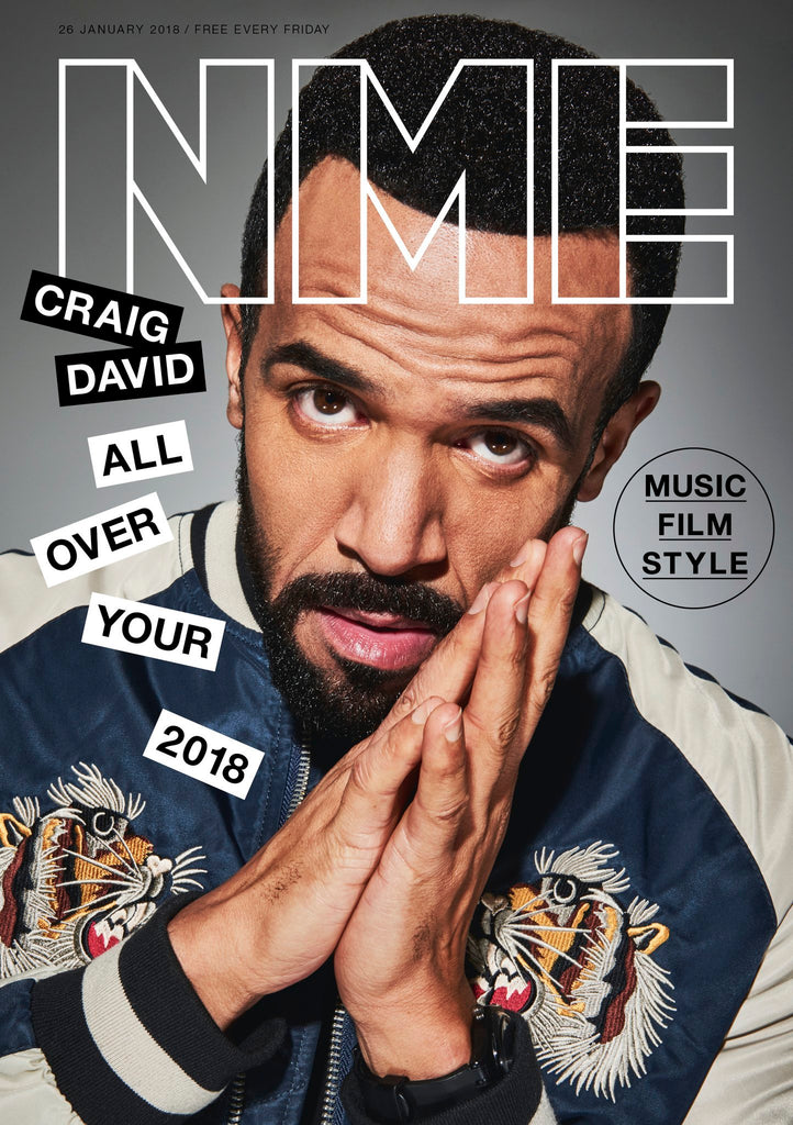 UK NME Magazine JANUARY 2018: CRAIG DAVID COVER & FEATURE