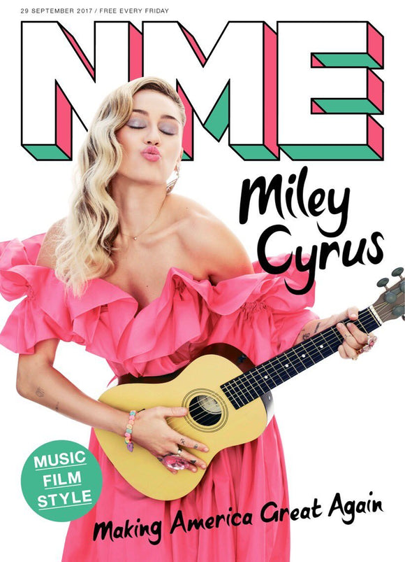 NME Magazine September 22 2017 Miley Cyrus Cover World Exclusive