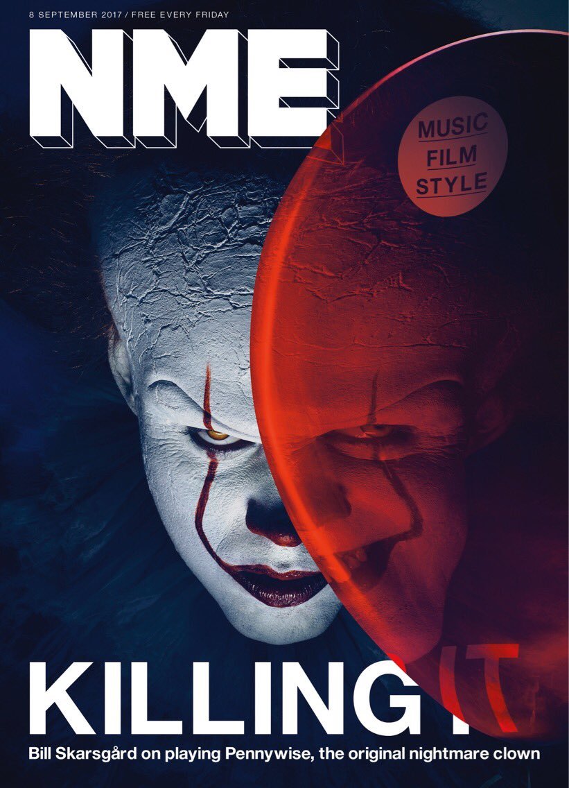 NME Magazine September 2017 Bill Skarsgård Stephen King The IT Movie