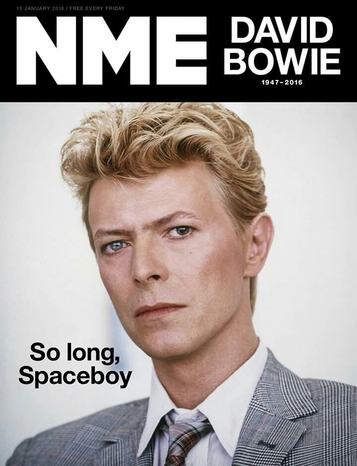 DAVID BOWIE Photo Cover Special UK NME MAGAZINE JANUARY 2016 NEW