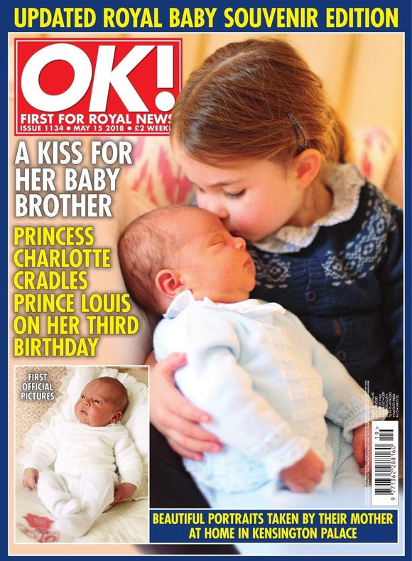 OK! magazine 15 May 2018: Prince Louis & Charlotte Royal Baby Souvenir Edition