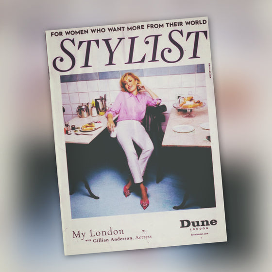 UK Stylist Magazine March 2020: Gillian Anderson Cover