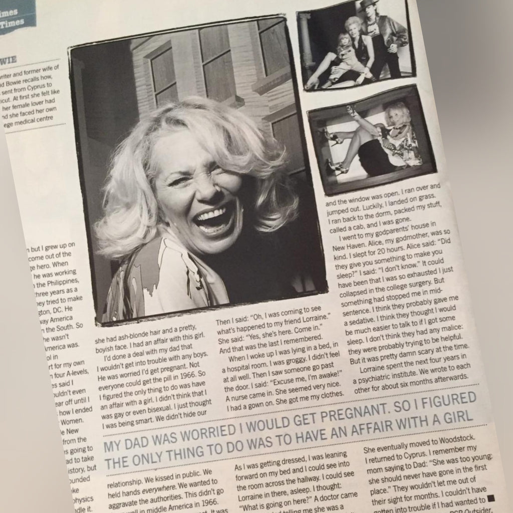 Sunday Times Magazine April 23 2006: Angie Bowie on David Bowie