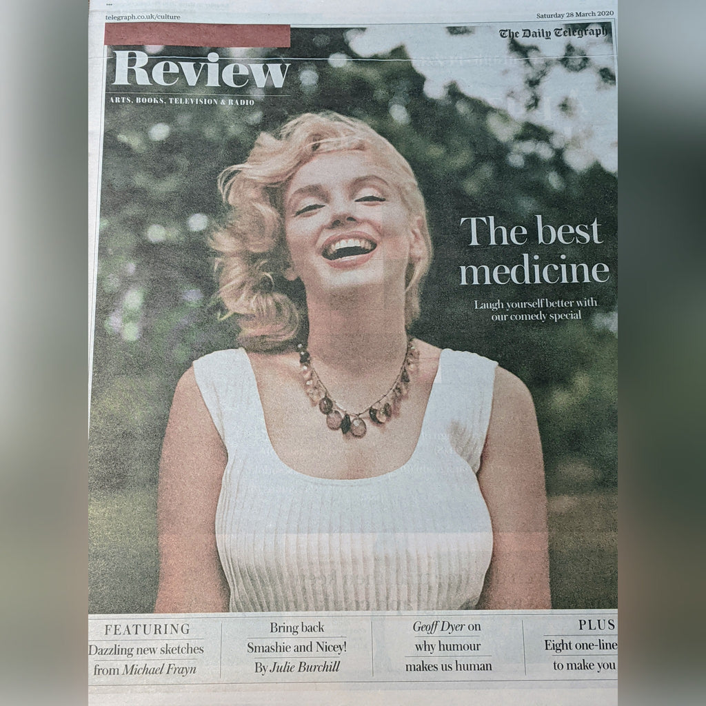 UK Telegraph Review 28th March 2020 MARILYN MONROE COVER