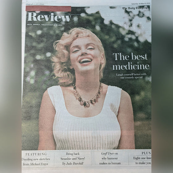 UK Telegraph Review 28th March 2020 MARILYN MONROE COVER