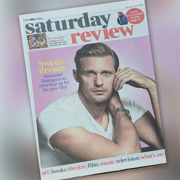 UK Times Review 4th April 2020: Alexander Skarsgard Cover