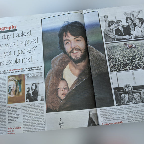 UK Times Review April 2020: LINDA McCARTNEY by Mary - PAUL McCartney The Beatles