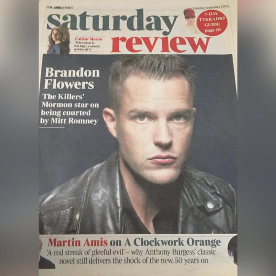 UK Times Review September 1st 2012 Brandon Flowers The Killers