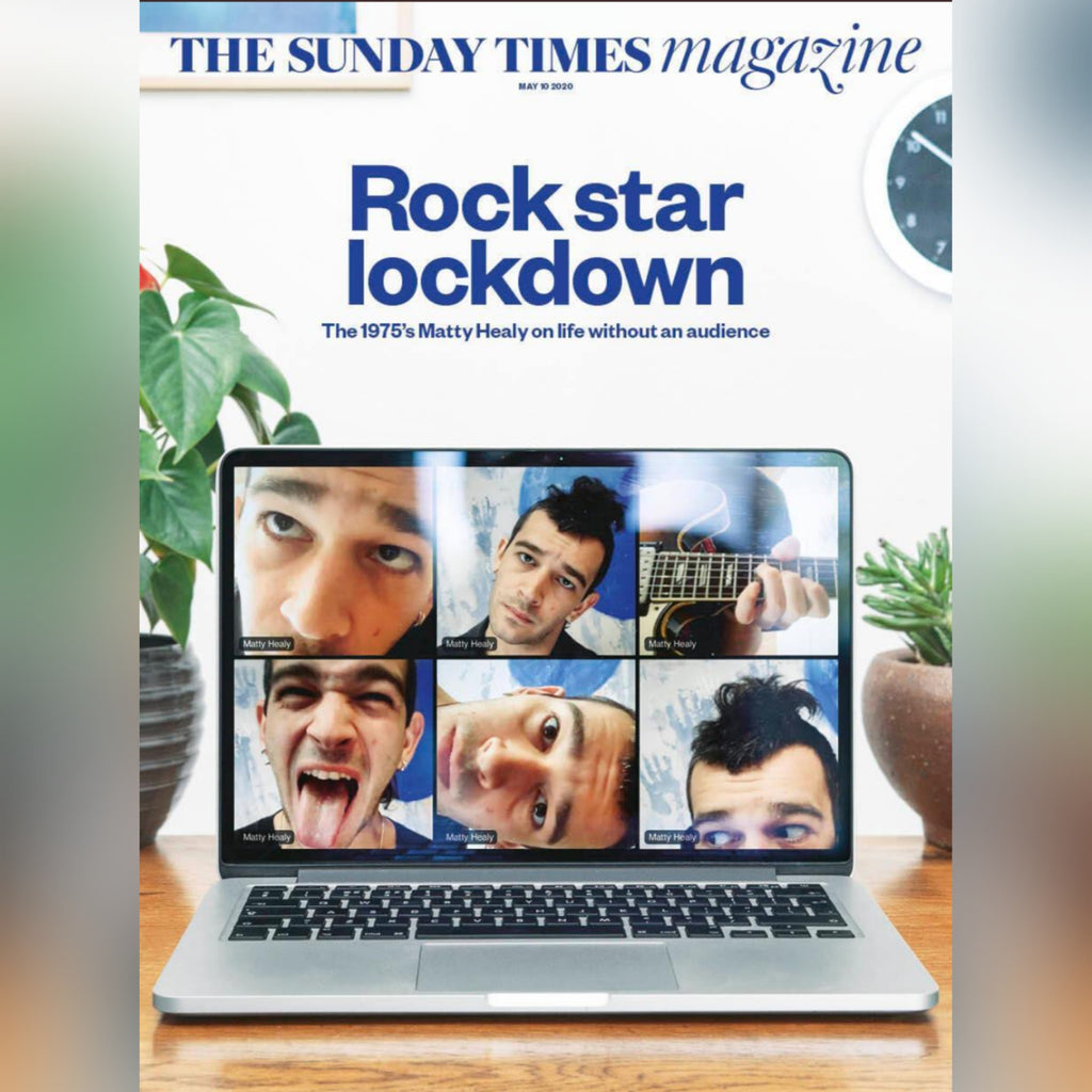SUNDAY TIMES MAGAZINE - 10th May 2020: Matty Healy - 1975 at home
