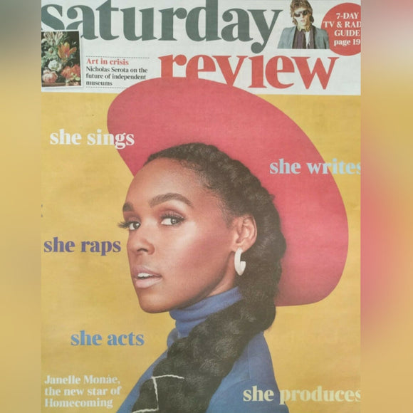 UK Times Review May 2020: JANELLE MONAE Tangerine Dream Edgar Froese David Bowie