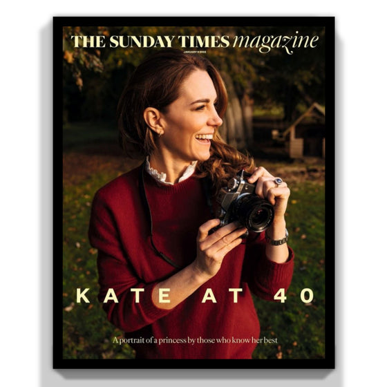 UK Sunday Times Magazine Jan 2022: Kate Middleton Duchess of Cambridge at 40