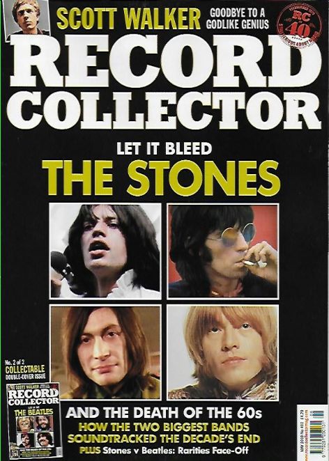 UK RECORD COLLECTOR magazine May 2019 The Rolling Stones (Cover #2/2)