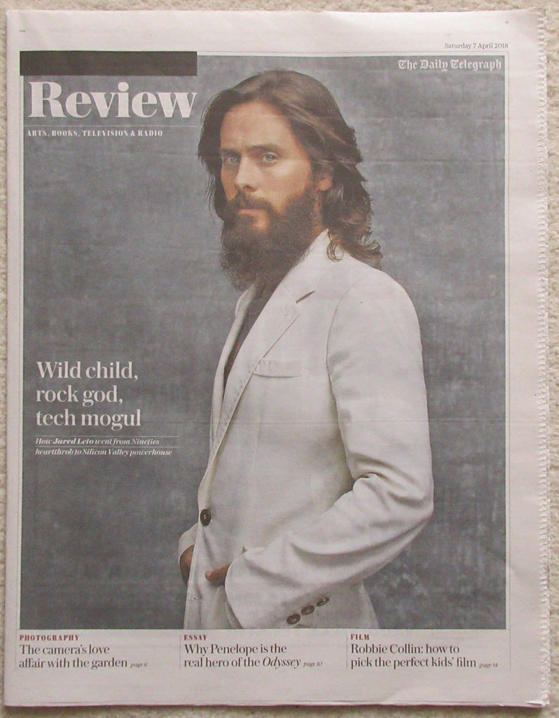 30 Seconds to Mars - Jared Leto - UK Daily Telegraph Review – 7 April 2018
