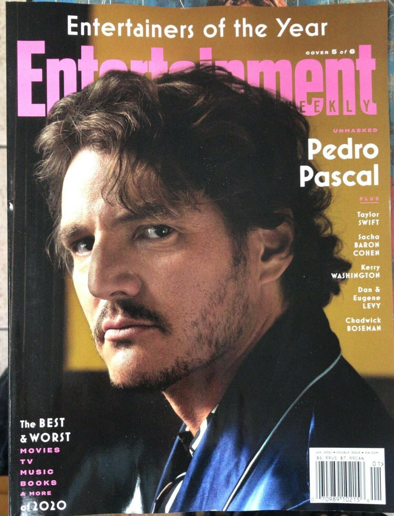 ENTERTAINMENT WEEKLY MAG-JAN 2021-ENTERTAINER OF THE YEAR-PEDRO PASCAL-COVER 5/6