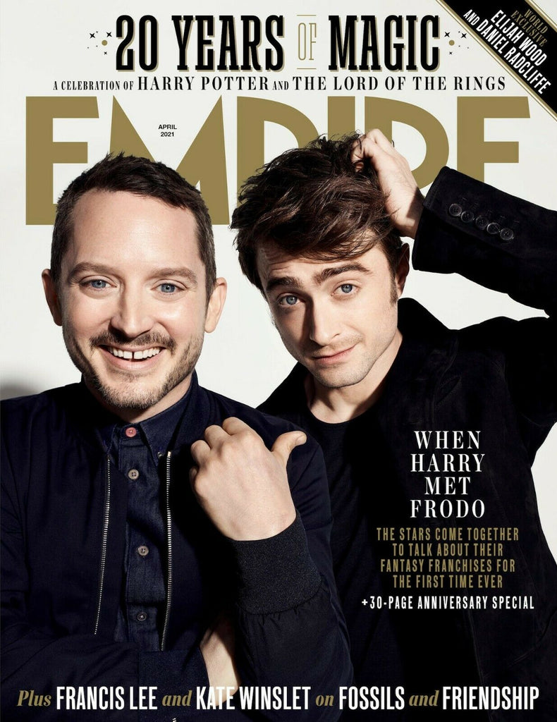 Empire Mag APRIL 2021: HARRY POTTER Lord Of The Rings ELIJAH WOOD Daniel Radcliffe