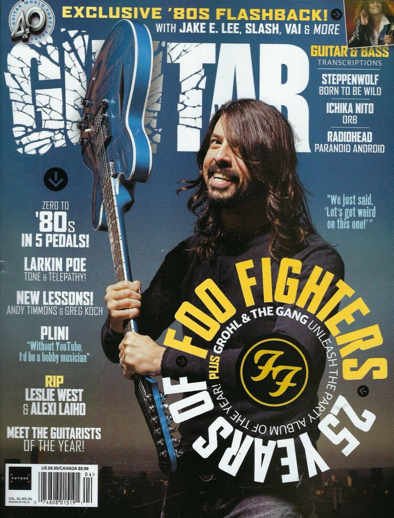 Guitar World April 2021 25 Years of FOO Fighters Dave Grohl